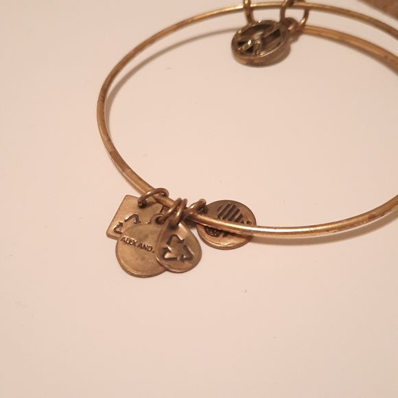 Alex & Ani Peace Sign Bracelet - Picture 2 of 2